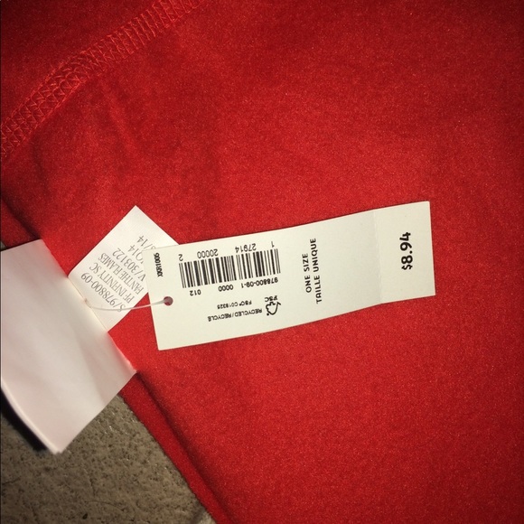 Old Navy Infinity Red scarf - Picture 3 of 4